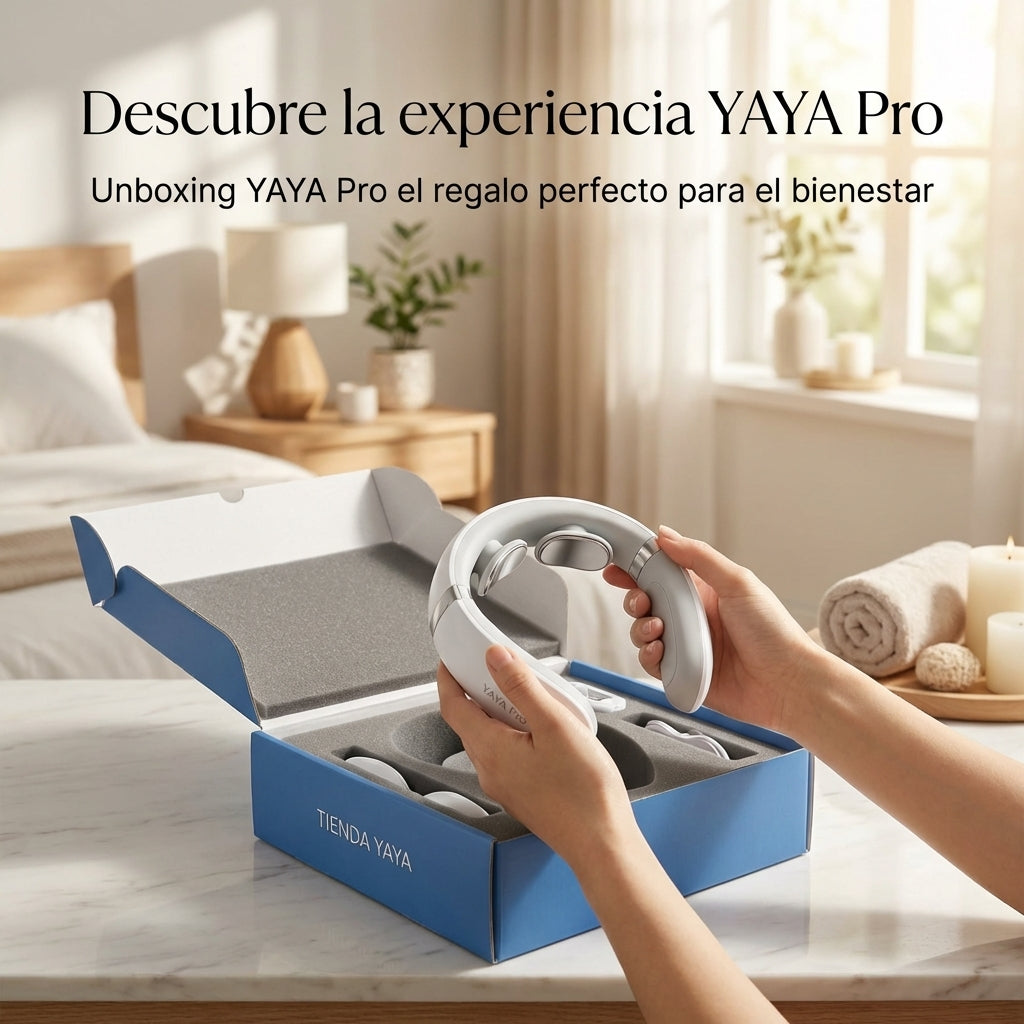 YAYA Pro – Masajeador Cervical | Chau Contracturas + Guia 30 Días Sin Estrés De REGALO🎁.